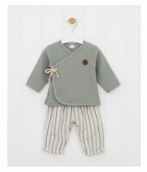 Grey outfit set for baby boys